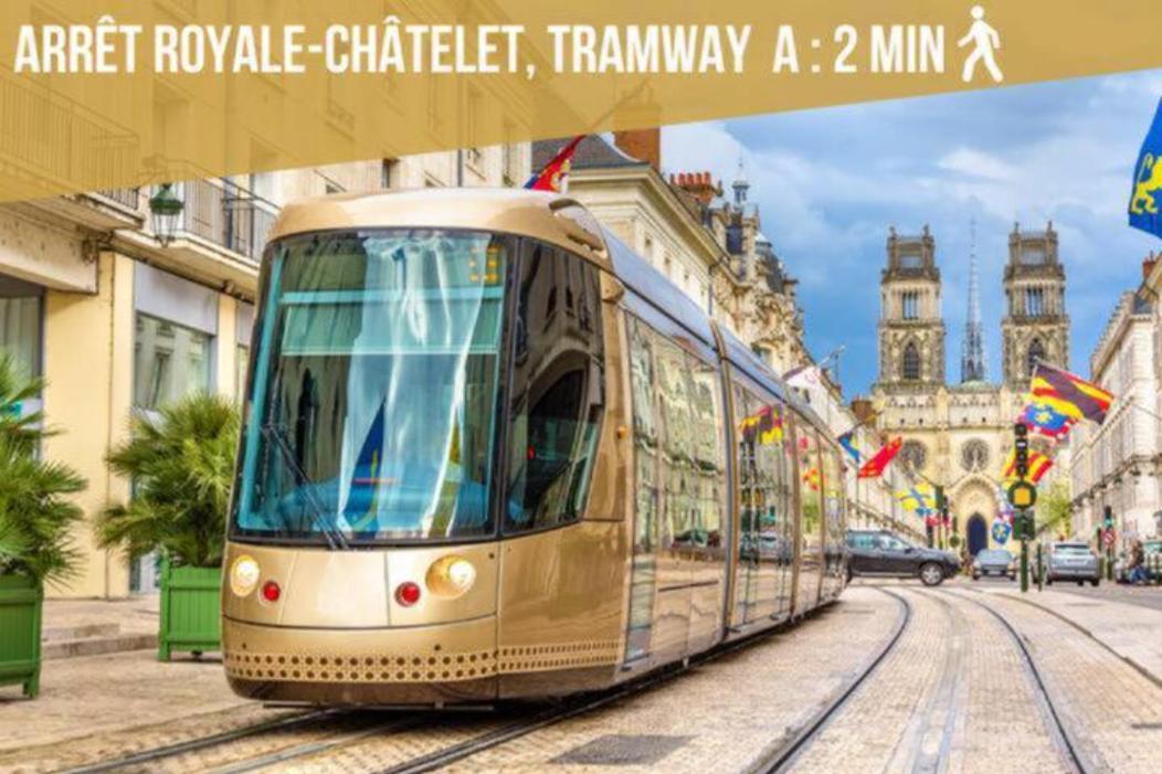 Ferienwohnung T2 Le Chatelet Orléans Exterior foto